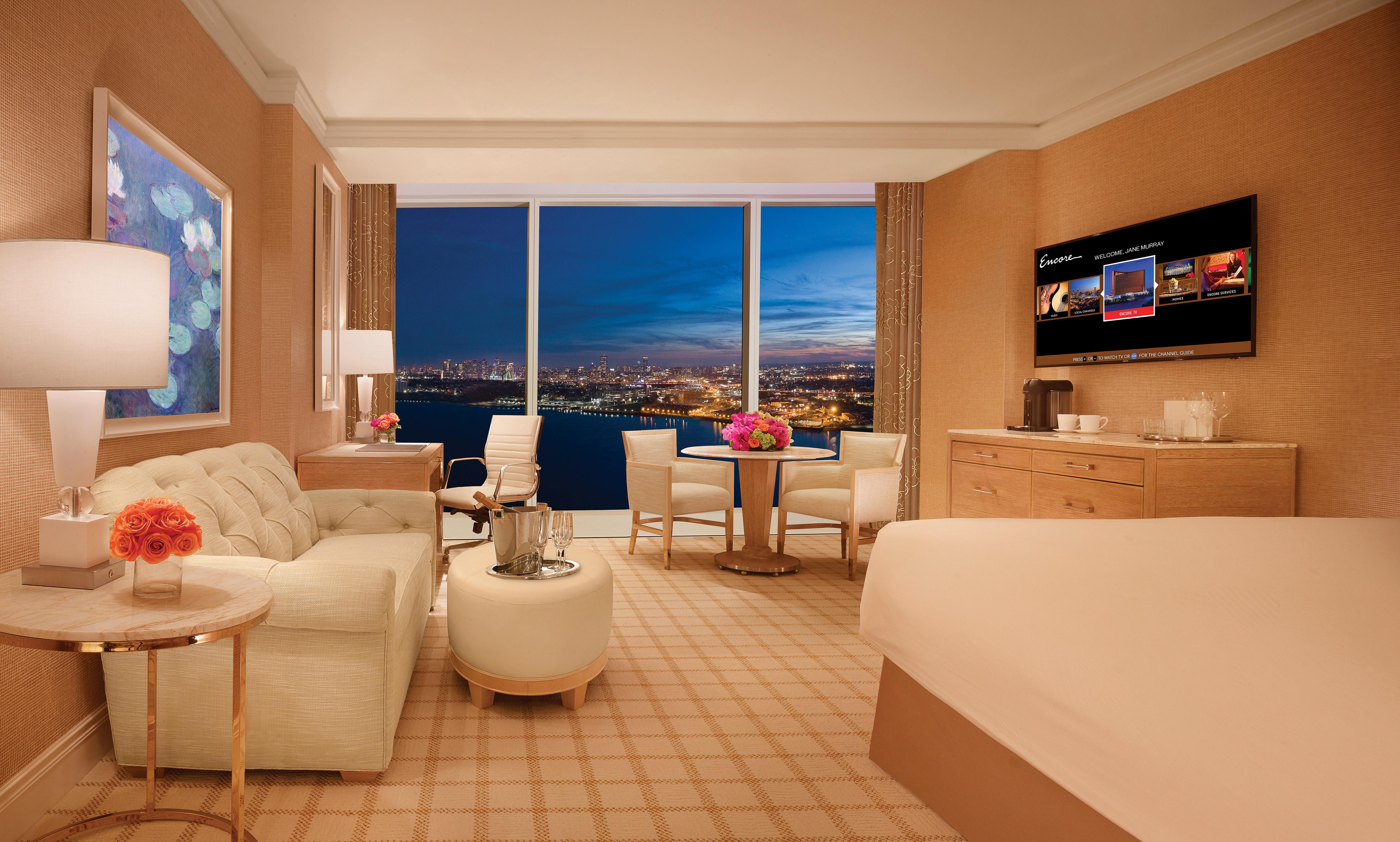 Encore Boston Harbor Everett Exterior photo A guest room at Encore