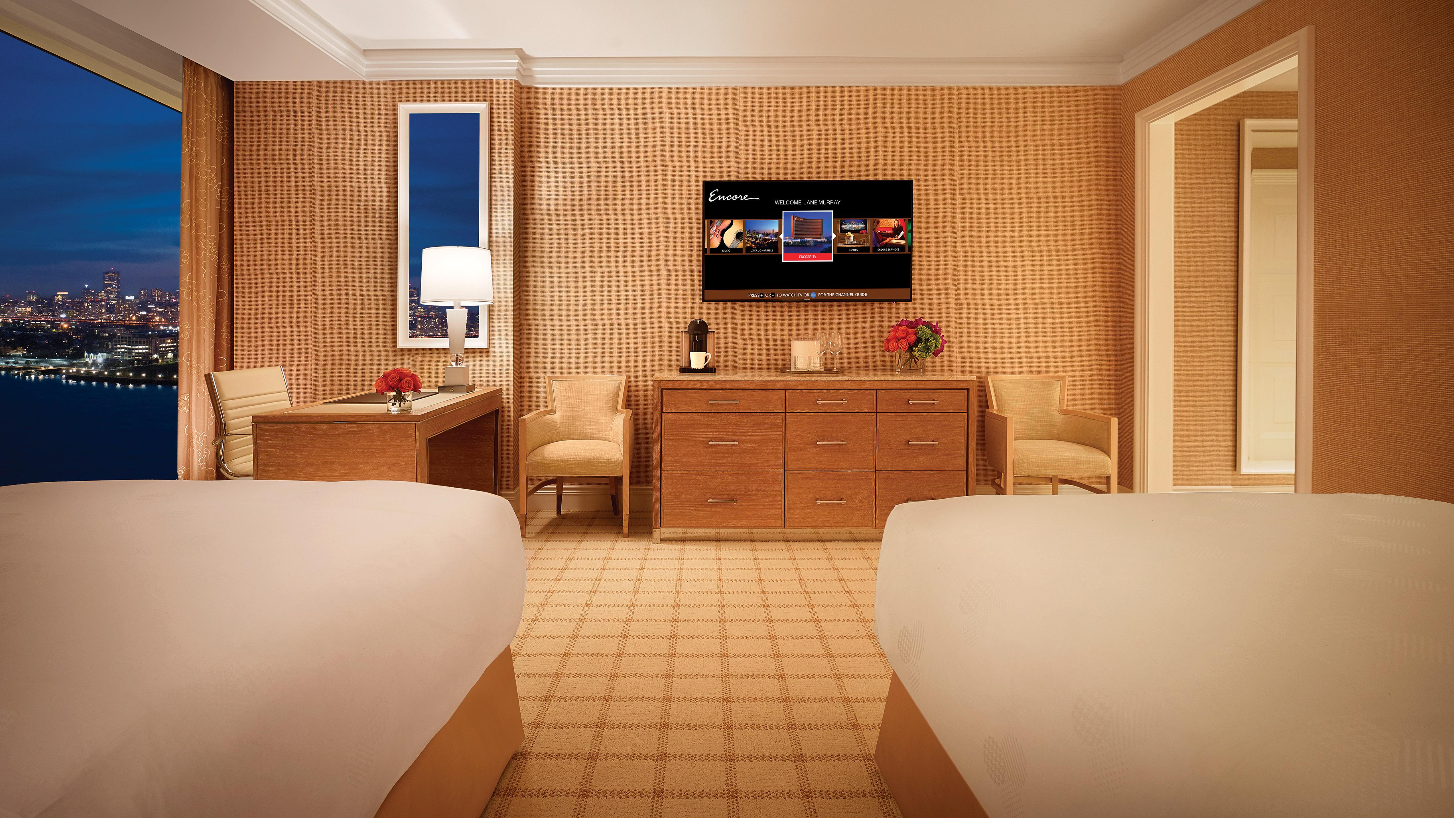 Encore Boston Harbor Everett Exterior photo A guest room at Encore