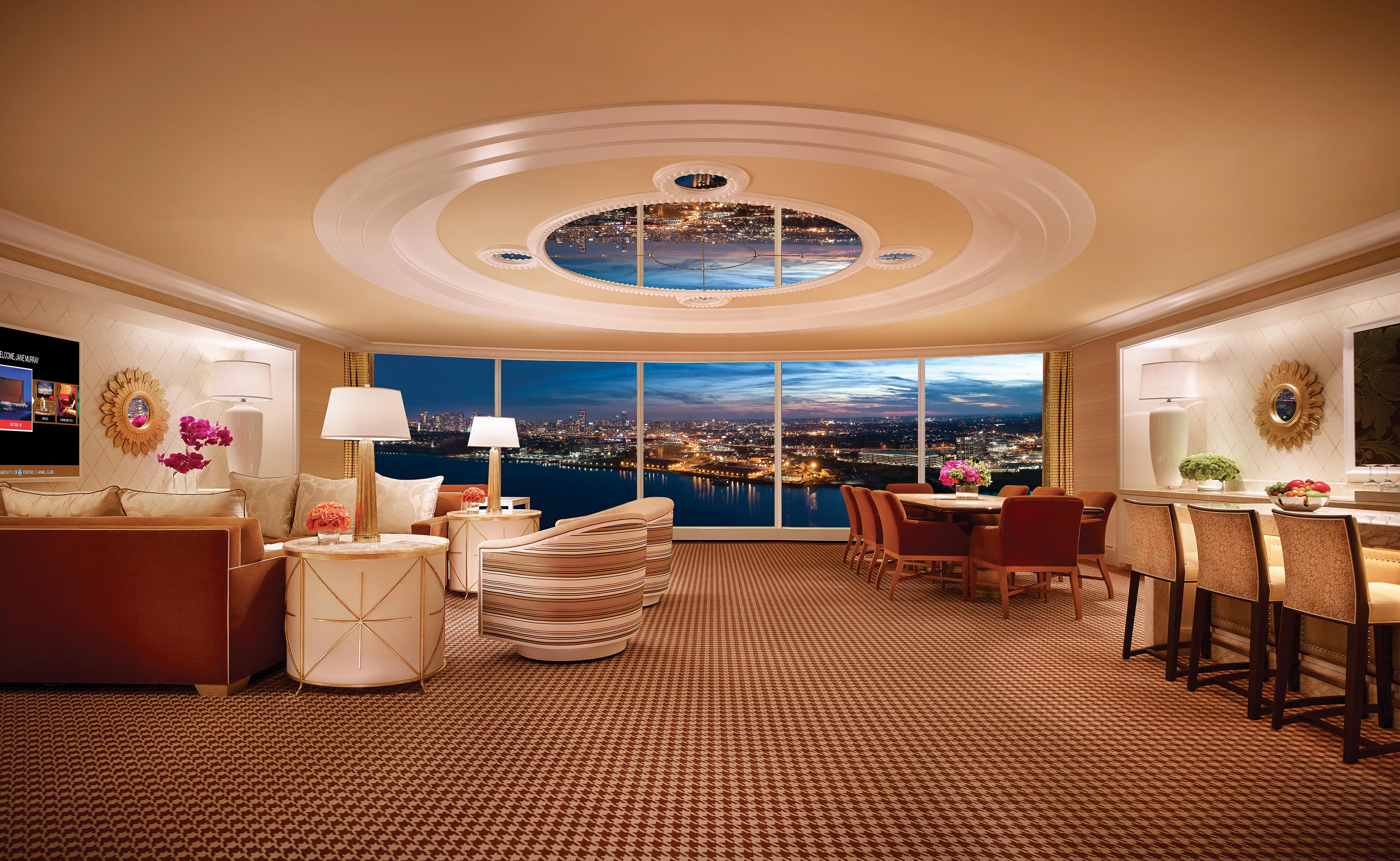 Encore Boston Harbor Everett Exterior photo The interior of a suite at Wynn