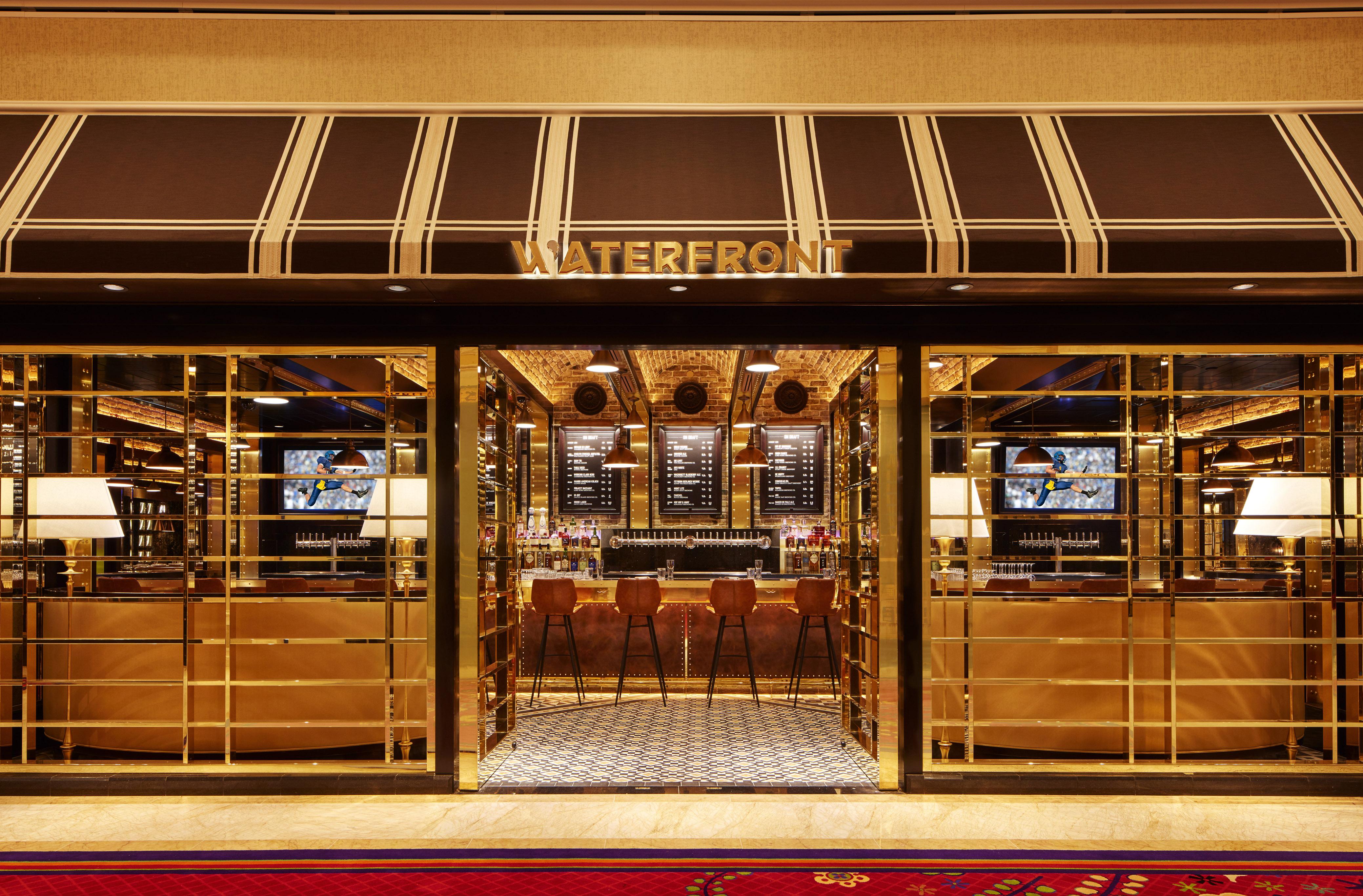 Encore Boston Harbor Everett Exterior photo Waterfront Bar